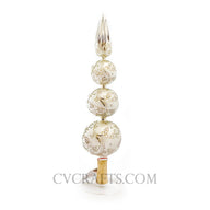 Heartfully Yours CHAMONIX FINIAL 23007 Tree Topper LE 100 Gold Reflector