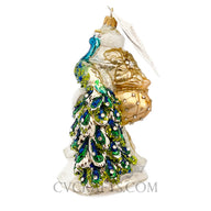 Heartfully Yours PAVANNE 20321 Ornament LE 300 Santa Peacock
