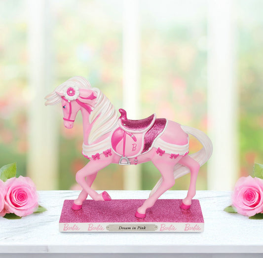 Trail of Painted Ponies Figurine BARBIE DREAM IN PINK 6016986 Horse
