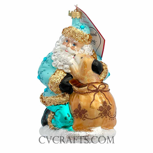 The Ornament King WINTER PUPPY Ornament 48012 Santa Labrador Retriever 2025
