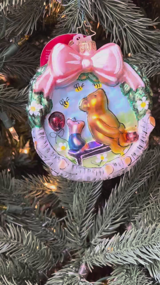 Christopher Radko A JAR FULL OF JOY Ornament 1022616 Winnie The Pooh Piglet