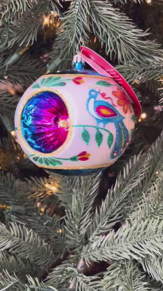 Christopher Radko Fantasia POLISH FOLK REFLECTIONS Ornament 1022645 Polish Reflector