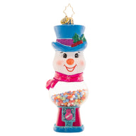 Christopher Radko GUMBALL GRINS Ornament 1021455 Candy Snowman