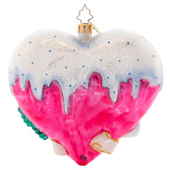 Christopher Radko FOREVER AND ALWAYS -February- Ornament Of The Month 1021694 Valentine's 