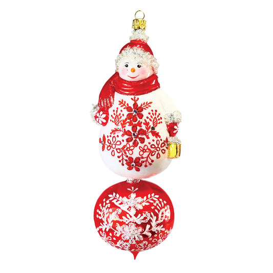 Heartfully Yours FLORAL WINTER 20271 Ornament LE 450 Snowman