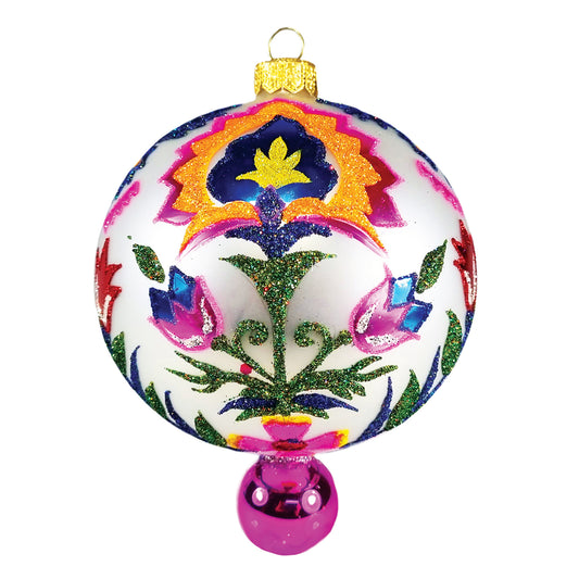 Heartfully Yours COLORWARE FLORAL 20521 Ornament LE 150 Ball Drop