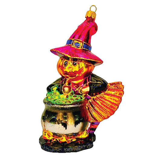Heartfully Yours BUBBLES AND BOO 21522 Ornament LE 360 Halloween Witch