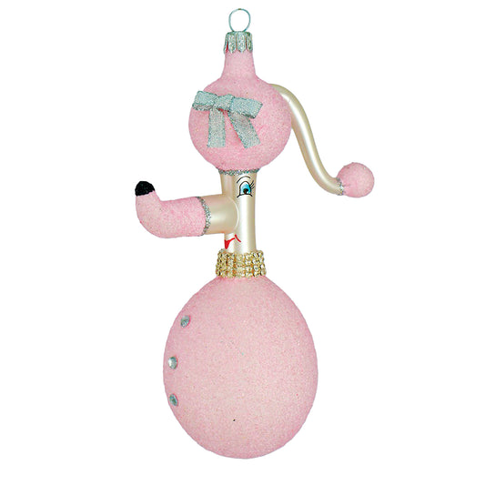 Heartfully Yours POODLE PUFF 23538 Ornament LE 90 Pink Perfume Bottle