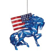 Trail of Painted Ponies 2021 Ornament WILD BLUE - REMEMBERING 9/11 6008368 Patriotic American Flag
