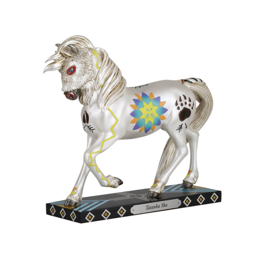 Trail of Painted Ponies 2021 Figurine TATANKA SKA 6009905 White Buffalo Lakota