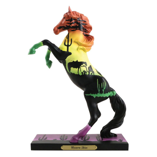 Trail Of Painted Ponies 2022 WESTERN SKIES Figurine 6012583 Sunset