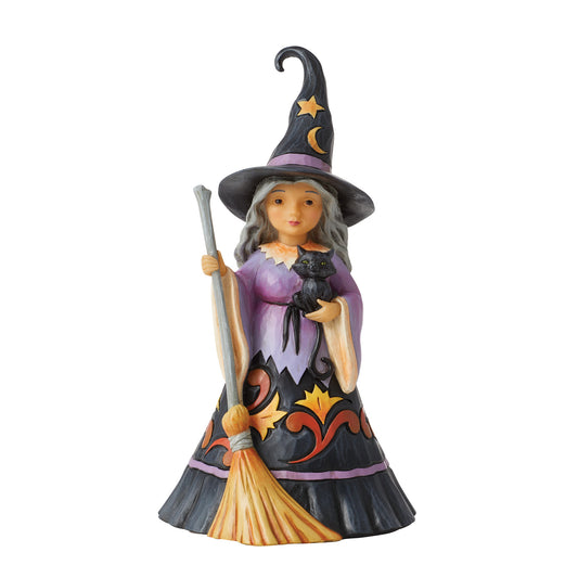 Jim Shore LITTLE FRIGHTS 6012746 Halloween Sweet Little Witch Figurine