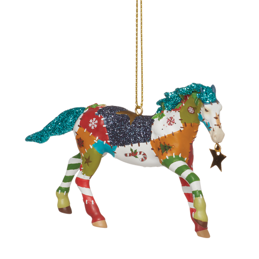 Trail Of Painted Ponies 2023 HOLIDAY PATCHWORK PONY Ornament 6012854